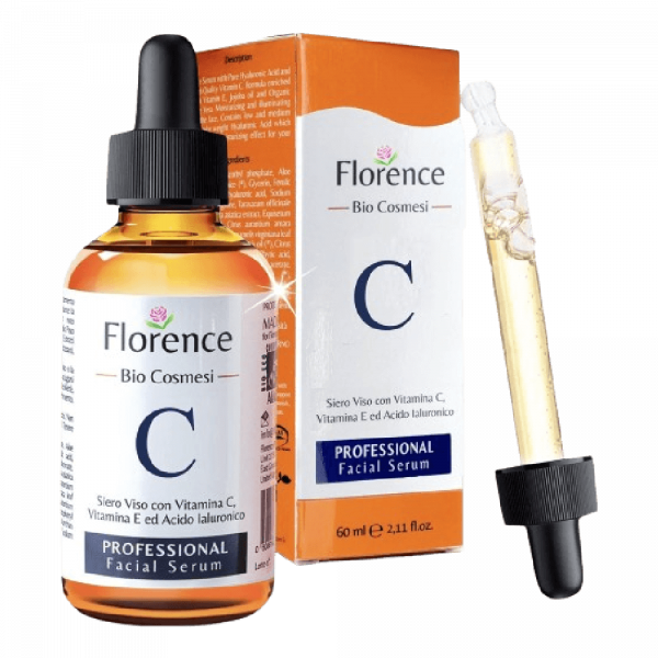 Big 2.11oz. Organic Vitamin C Serum for Face with Hyaluronic Acid & Niacinamide