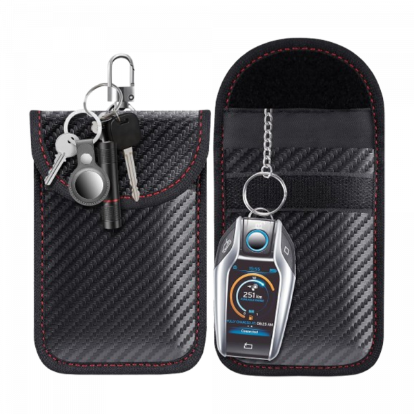 Faraday Pouch for car Keys,Faraday Bag | Car Key Signal Blocking Pouch | Keyless Entry Car Keys Case