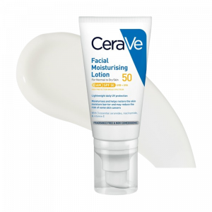 CeraVe AM Facial Moisturising Lotion Normal To Dry Skin 52ml With UV Protection And 3 Essential Ceramides