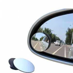 BEEWAY Blind Spot Mirrors, Round Frameless 360° Rotate