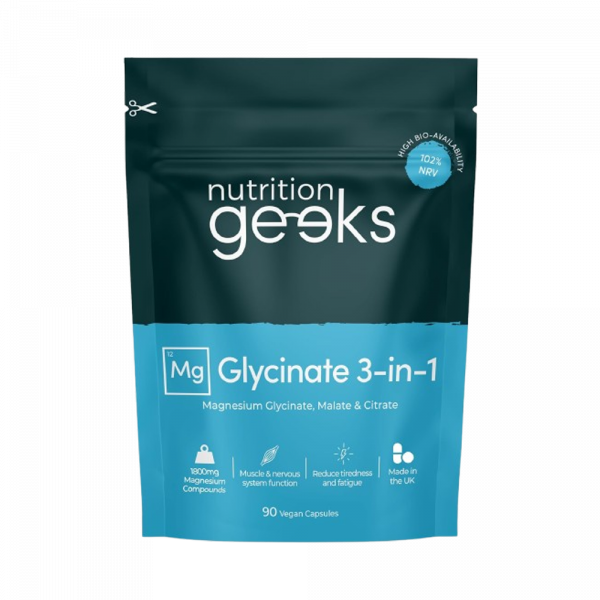 Magnesium Glycinate 3-in-1 Complex - 1800mg Supplements as Bisglycinate