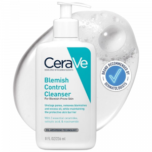 CeraVe Blemish Control Face Cleanser with 2% Salicylic Acid & Niacinamide
