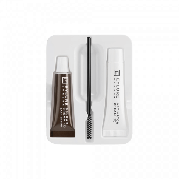 Eylure Dybrow Permanent Tint for Brows Dye Kit Dark Brown