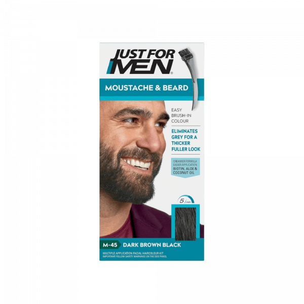 Just For Men Moustache & Beard M45 - Dark Brown Black Dye