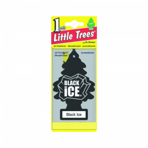 Little Trees Air Freshener Tree MTR0004 Black Ice Fragrance For Car Home Boat Caravan