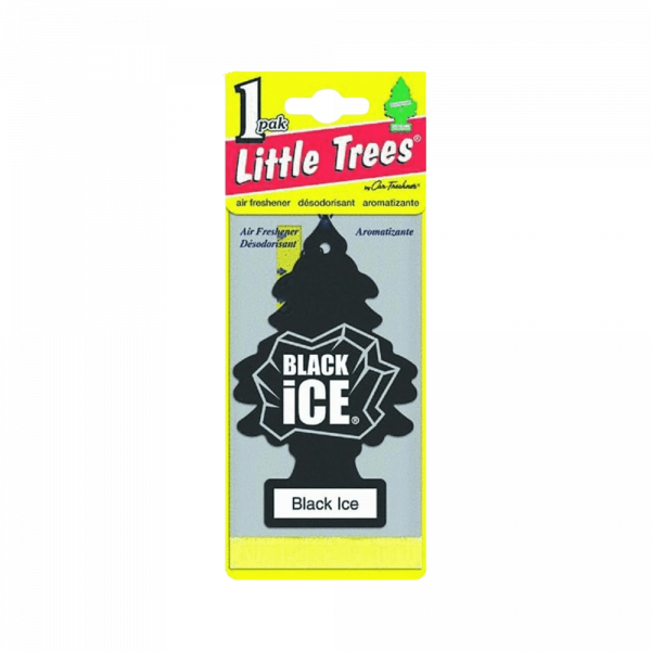 Little Trees Air Freshener Tree MTR0004 Black Ice Fragrance For Car Home Boat Caravan