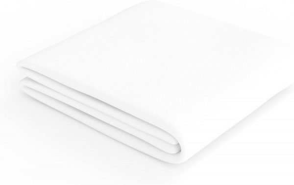 Basics Soft Microfibre Single Fitted Sheet, Deep Pocket 12 inch (30 cm), White - Image 2