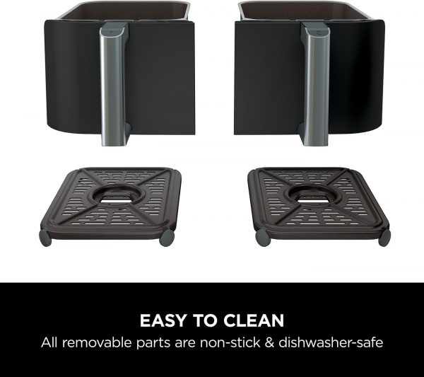 Ninja Foodi Dual Zone Digital Air Fryer, 2 Drawers, 7.6L, 6-in-1 - Image 2