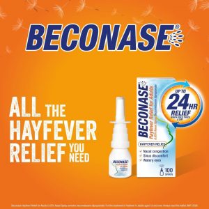 Beconase 8 in 1 Hayfever Relief Nasal Spray (100 Spray Bottle)