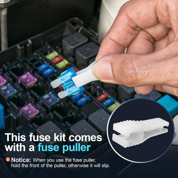 JOREST 300Pcs Car Fuses Assorted Kit, 160 Mini Blade Fuse Automotive - Image 4