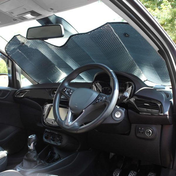 Goodyear Folding Windshield Sun Shade 130 * 60cm – Durable UV & Heat Blocker - Image 2