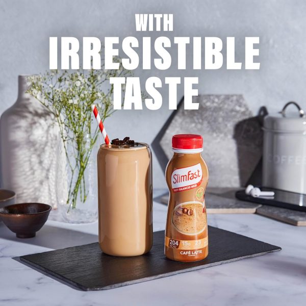 SlimFast Ready To Drink Cafe Latte Shake, 6 x 325ml - Image 3