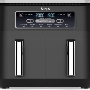 Ninja Foodi Dual Zone Digital Air Fryer, 2 Drawers, 7.6L, 6-in-1