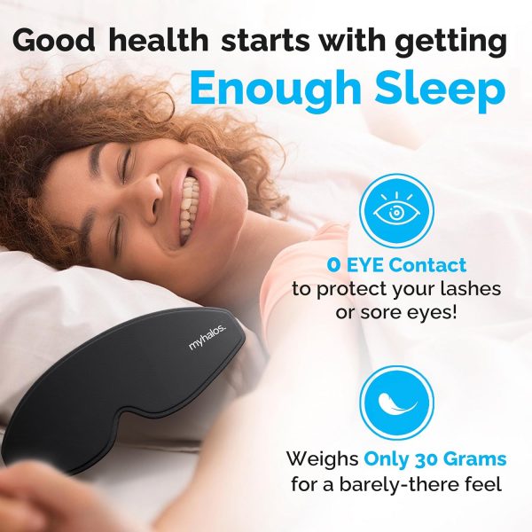 MyHalos® 100% Blackout Sleep Masks for Women & Men - Image 2