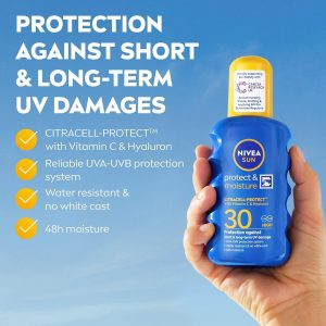 NIVEA SUN Protect & Moisture Sun Spray SPF 30 (200 ml)