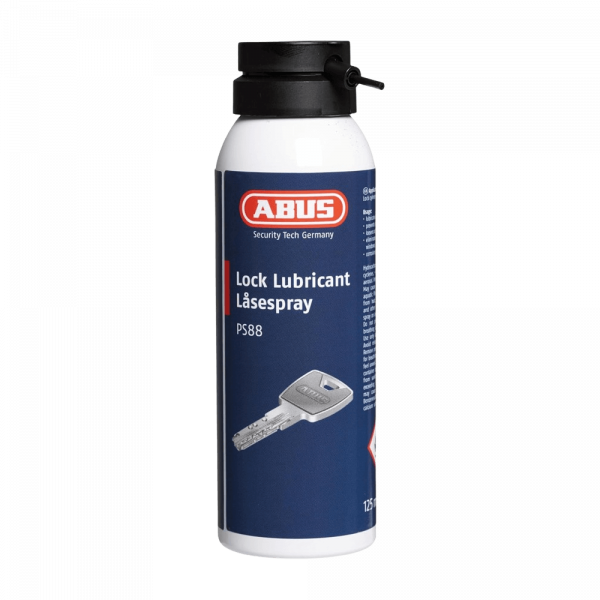 ABUS Care spray PS88 - grease-free lubricant for door cylinders, car locks, tools - against wear and squeaking - 50 ml